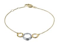 Браслет из комбинированного золота э4812бр08165100