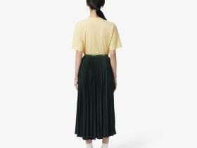 Длинная плиссированная юбка Lacoste с эластичной талией