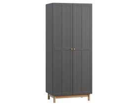 Распашной шкаф Виклу 2-90x210 Графитовый