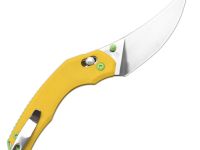 Складной нож CJRB Nanner, сталь AR-RPM9, рукоять G10, желтый