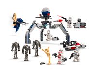 Star Wars 75372 Конструктор Боевой набор солдат-клонов и боевых дроидов