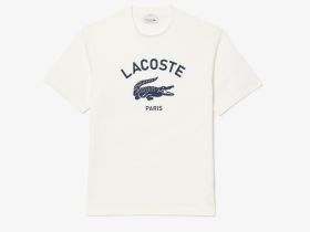Хлопковая футболка Lacoste унисекс