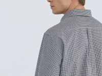 Рубашка в клетку виши, Синий