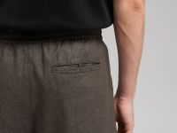 Шорты прямого кроя со льном