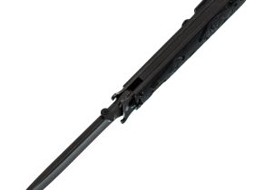 Складной нож Перемен Зубры BW, сталь 8Cr14MoV, рукоять FRN, черный