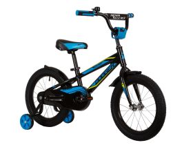 Детский велосипед Novatrack Dodger 16, год 2022, цвет Зеленый