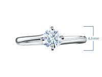 Помолвочное кольцо из белого золота э0912кц04200688_white