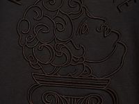 Свитшот с вышивкой, Коричневый