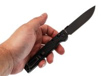 Складной нож Daggerr Dropet All Black DL, сталь 8Cr14MoV, рукоять термопластик FRN, черный