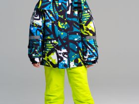 Комплект текстильный с полиуретановым покрытием для мальчиков: куртка, полукомбинезон