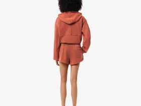 Короткие шорты Lacoste с эффектом стирки