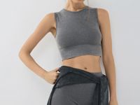 Бесшовные велосипедки, Серый