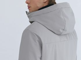 Утеплённая куртка с капюшоном, Бежевый