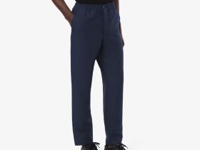 Мужские спортивные брюки Lacoste из смеси льна и вискозы