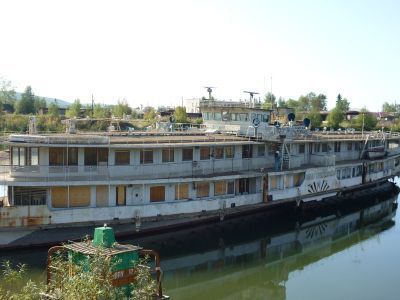 Пассажирский колесный пароход "Благовещенск" проект № 737, последний построенный для СССР