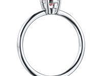 Классическое кольцо из белого золота э0912кц08210868_pink