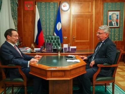 Глава Якутии встретился с руководителем регионального отделения ЛДПР