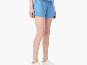 Женские хлопковые шорты Lacoste из пике