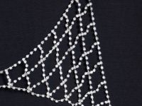 Футболка с цепью для девочек, Черный