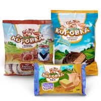 Набор «Коровка», пряники, вафли, конфеты, 3 шт