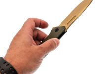 Тактический складной нож Mr.Blade Hemnes Gen.2, сталь D2, рукоять G10, олива