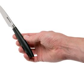 Кухонный нож Bker Core Professional Utility Knife для чистки овощей и фруктов, 90 мм, сталь X50CrMoV15, рукоять пластик