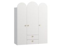 Шкаф детский Арчи 3-145x196 Белый