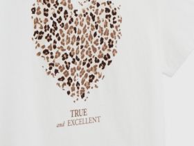 Свободная футболка для девочек, Белый