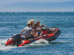 Лодка ПВХ STORMLINE Heavy Duty AL 380 + 2х-тактный лодочный мотор TOHATSU M 25 S