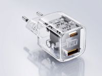 Сетевое зарядное устройство VOLTME Revo 30CC Duo, 2xUSB-C, 30Вт белый