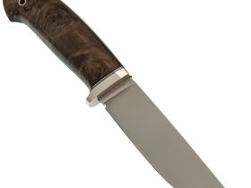 Нож Клык, сталь M398, рукоять кап клена