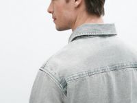 Джинсовая рубашка, Бежевый