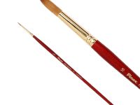 Кисть синтетика №000 круглая Pinax "Oro Rosso 751" короткая ручка