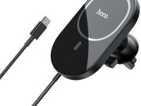 Автомобильный держатель Hoco (CA90) для смартфона Powerful magnetic wireless  charger in-car holder  (черный)