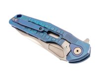 Нож складной Thor 3 Rikeknife, сталь M390, рукоять титан, синий