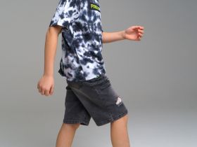 Шорты текстильные джинсовые для мальчиков