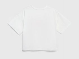 Футболка с принтом для девочек, Белый