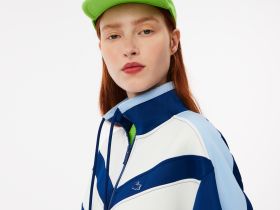Женское платье-толстовка Lacoste на молнии