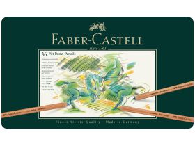 Набор карандашей пастельных Faber-castell "Pitt" 36 цв в металле