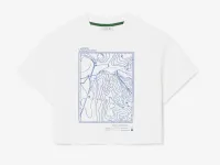 Женская хлопковая Футболка Lacoste