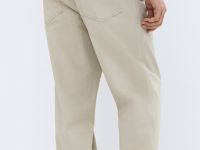 Брюки из твила на кулиске, Бежевый