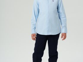 Рубашка текстильная на кнопках