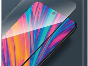 Защитное стекло BoraSCO для TECNO CAMON 50 с чёрной рамкой