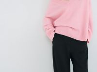 Джемпер из мягкой пряжи с шерстью, Розовый