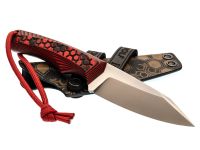 Нож Pocket Wolf Кело, сталь Elmax, рукоять G10, черно-красный