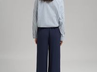 Брюки-палаццо с эластичным поясом