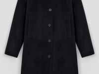 Пальто из шерсти и шелка