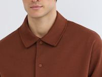 Куртка с воротником поло, Оранжевый