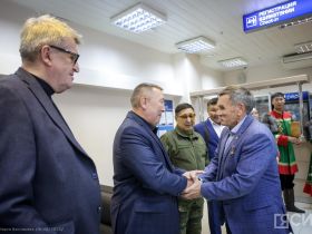 В Якутске встретили Героя России Вячеслава Бочарова