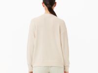 Женский шерстяной свитер Lacoste с круглым вырезом